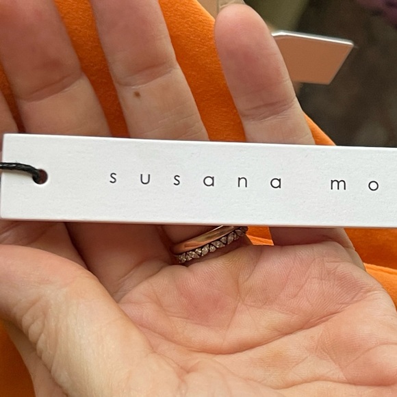 NWT Susana Monaco Bikini Bottom in Nectarine Orange - Picture 5 of 7